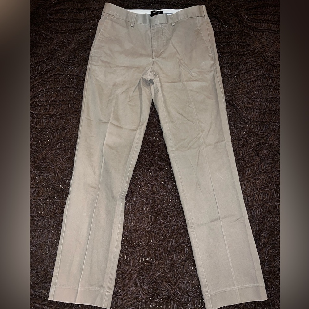 Men’s dark tan dress pants 30/32